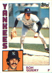 1984 Topps      110     Ron Guidry